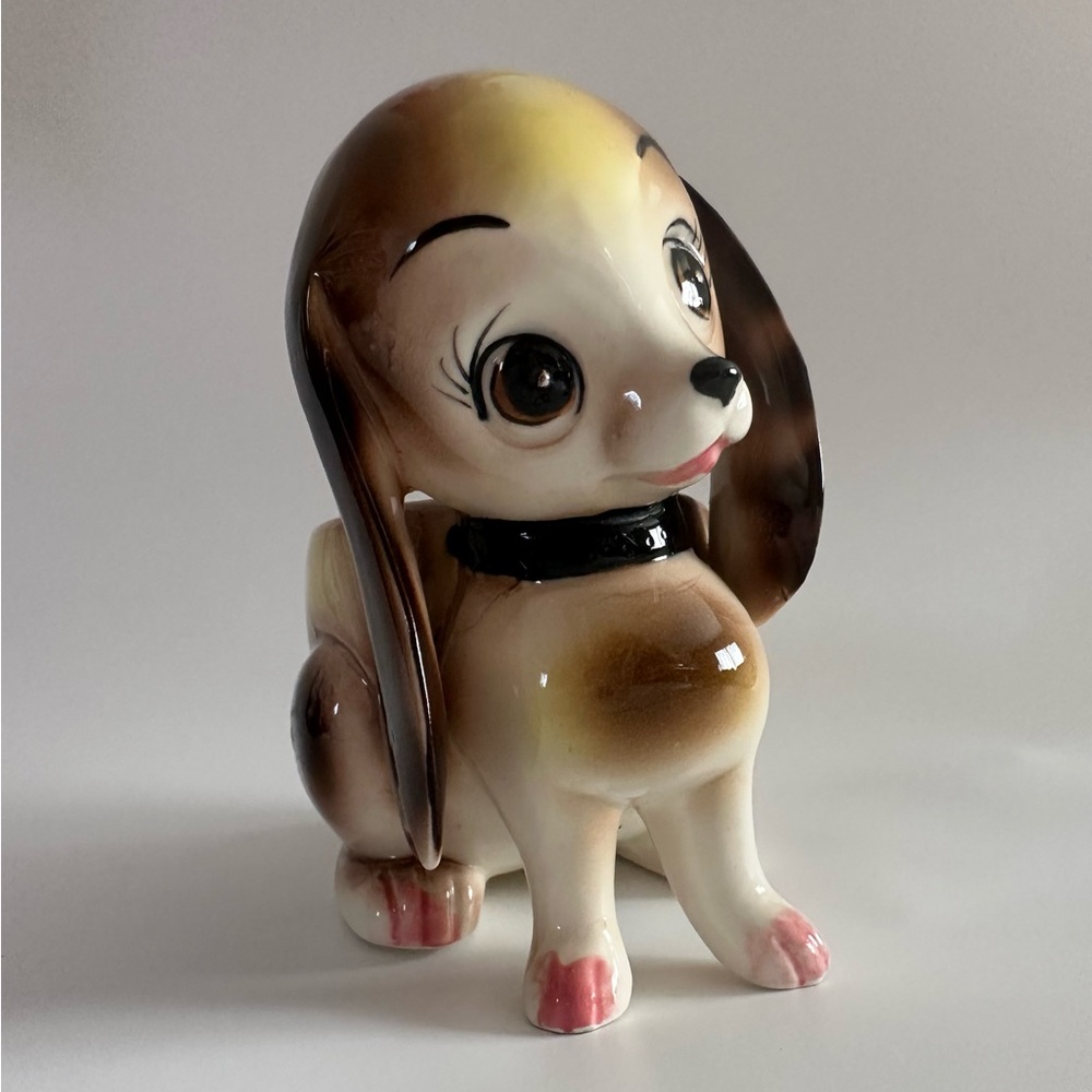 Vintage Dog Planter - Japan Anthropormorphic MCM Figurine Pen Holder Napco?